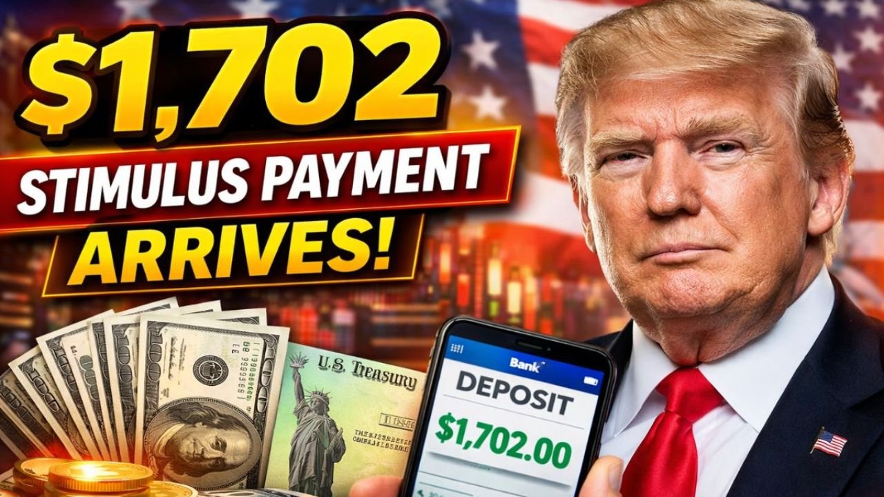 $1,702 Stimulus Payment Arrives Today — Millions Check Bank Accounts