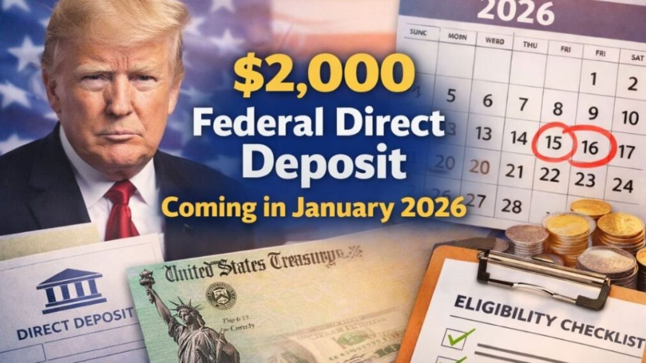 $2,000 Federal Direct Deposit Coming in January 2026: What You Need to Know