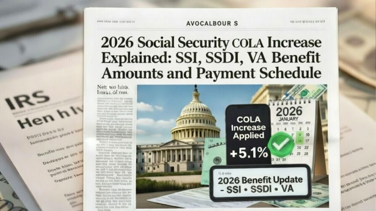 2026 Social Security COLA Increase Explained: SSI, SSDI, VA Benefit Amounts and Payment Schedule