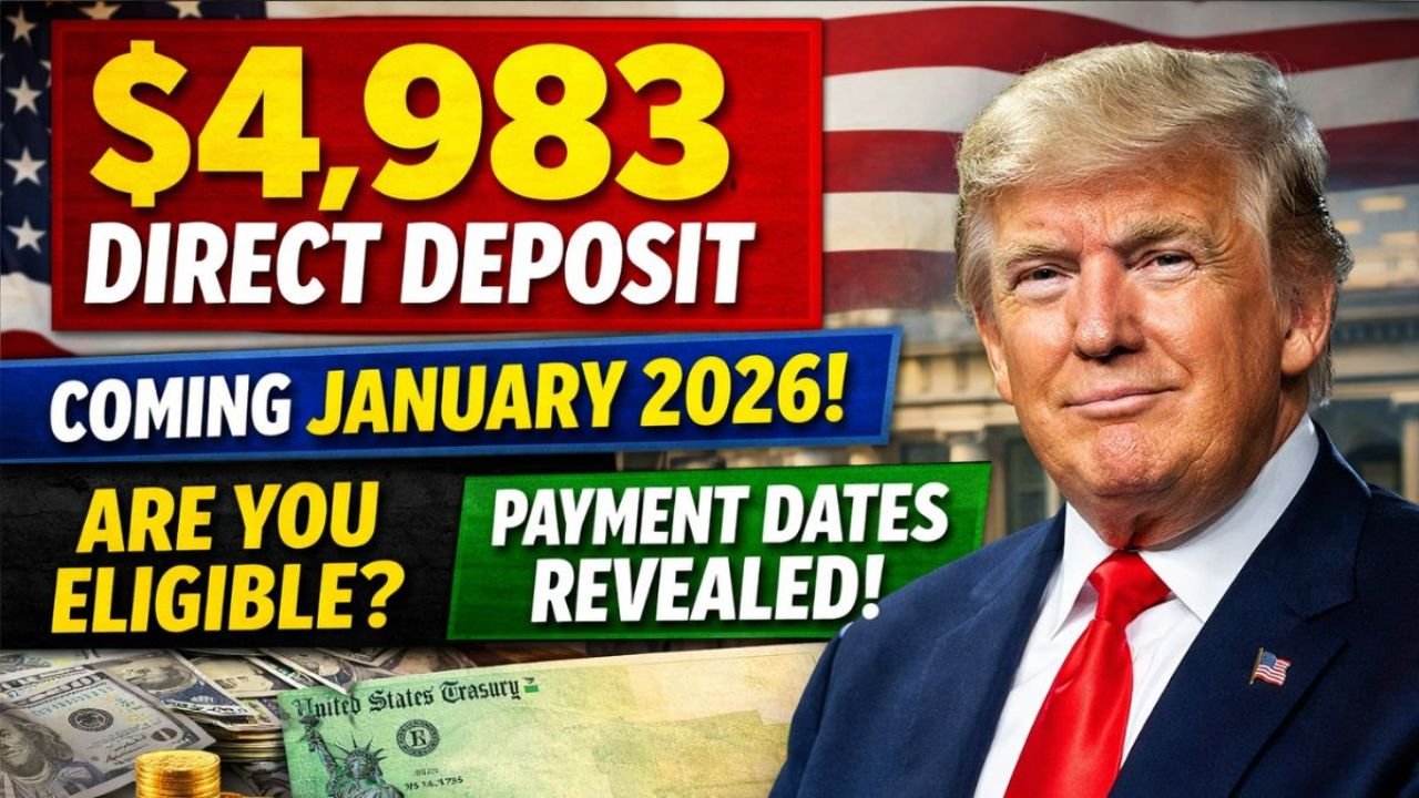 $4,983 Payment Coming in January 2026 – Who Qualifies and When You’ll Get It