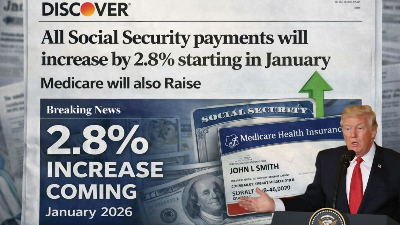 All Social Security Payments to Increase by 2.8% in January 2026: What Beneficiaries Need to Know