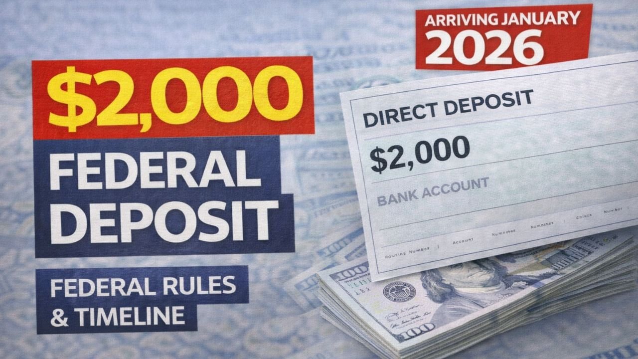 Federal $2,000 Deposit Arriving January 2026: Complete Guide for Beneficiaries