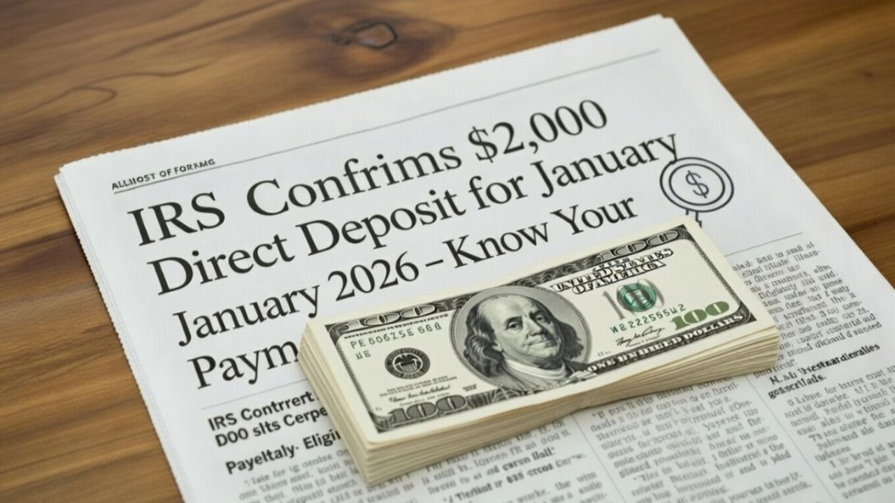 IRS $2,000 Direct Deposit for January 2026 – Payment Dates, Eligibility, and What You Need to Know