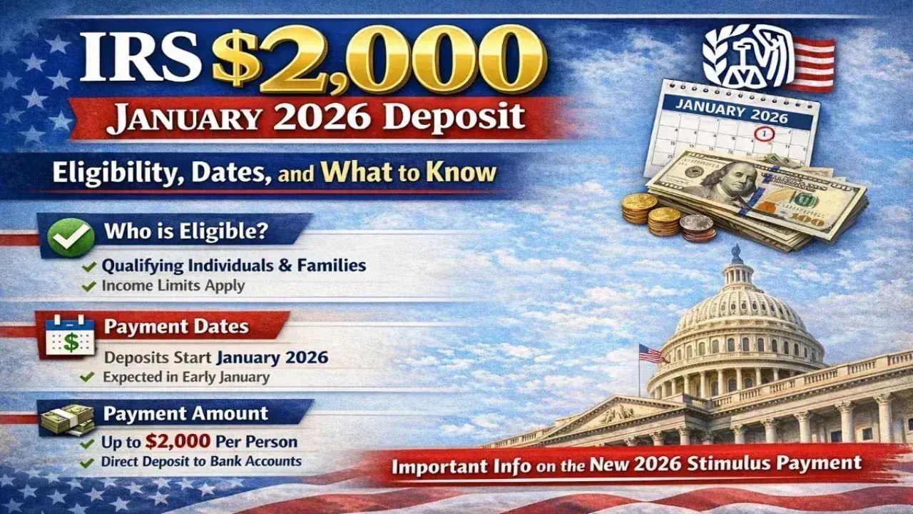 IRS $2,000 January 2026 Deposit: Eligibility, Dates, and Key Information