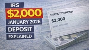 IRS $2,000 January 2026 Deposit Explained