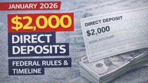 January 2026 Federal $2,000 Direct Deposits: Rules and Timeline