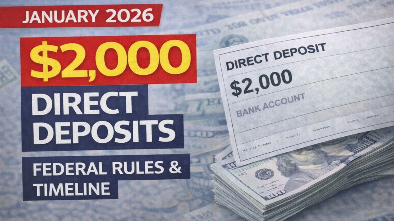 January 2026 Federal $2,000 Direct Deposits: Rules and Timeline