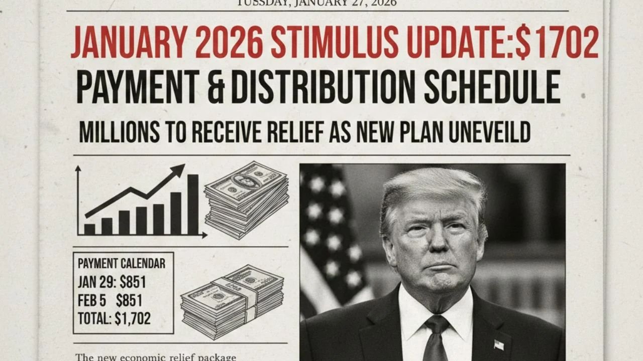 January 2026 Stimulus Update: $1,702 Payments and the Complete Distribution Schedule